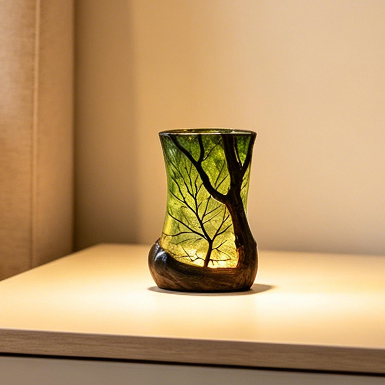 Home Decor Furniture - Bedside Table Lamp Forest Nightlight Decorative