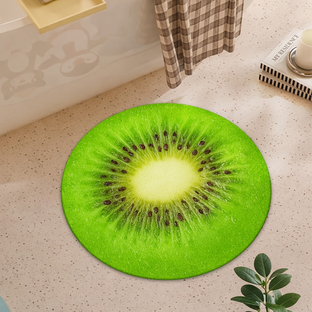 Home Decor Retail Stores - Vintage Realistic Fruit Graphic Floor Carpet