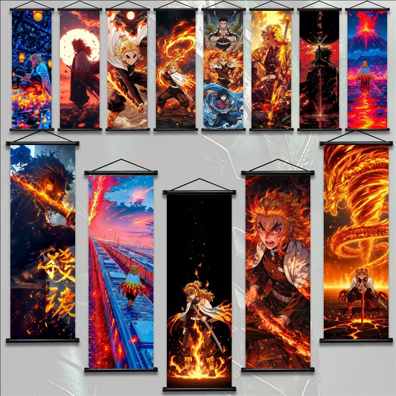 Home Decor Wall Pictures - Demon Slayer Kyojuro Rengoku HD Print