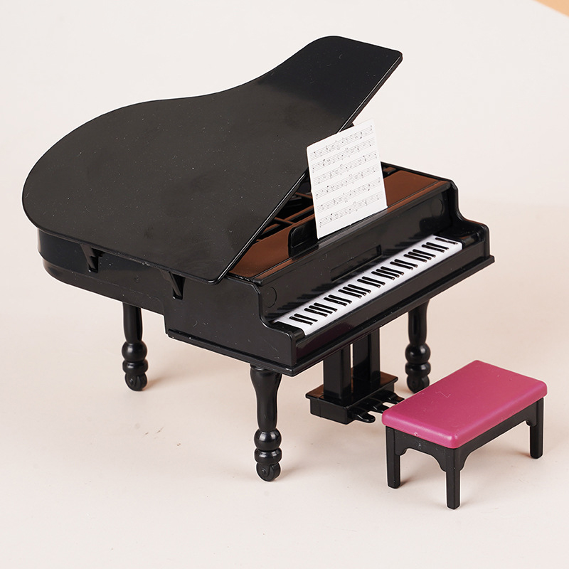 1:12 Dollhouse Miniature Piano - Home Decor Furniture 评论和价格
