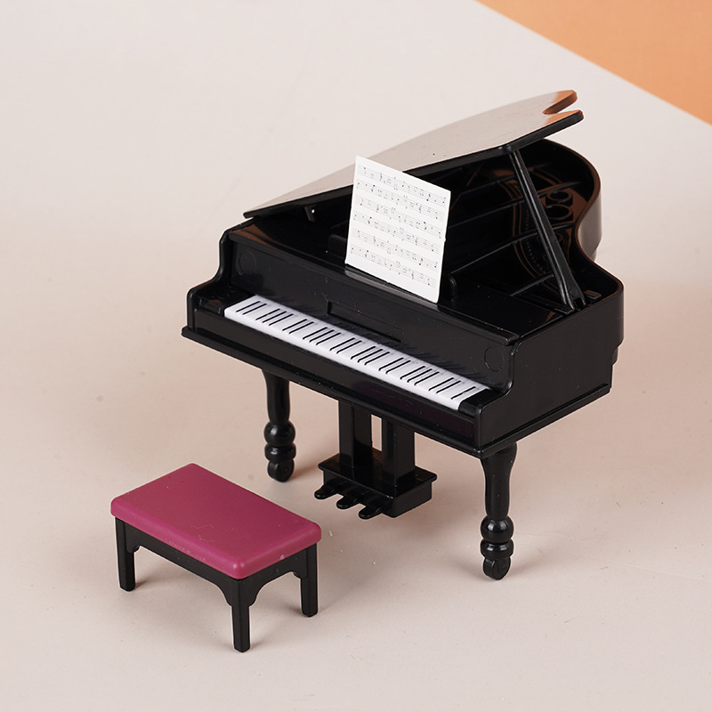 1:12 Dollhouse Miniature Piano - Home Decor Furniture 评论和价格