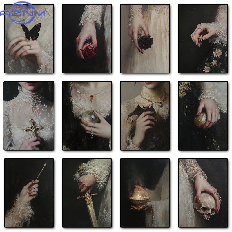 Vintage Gothic Dark Elegance W - Home Decor Gothic 评论和价格