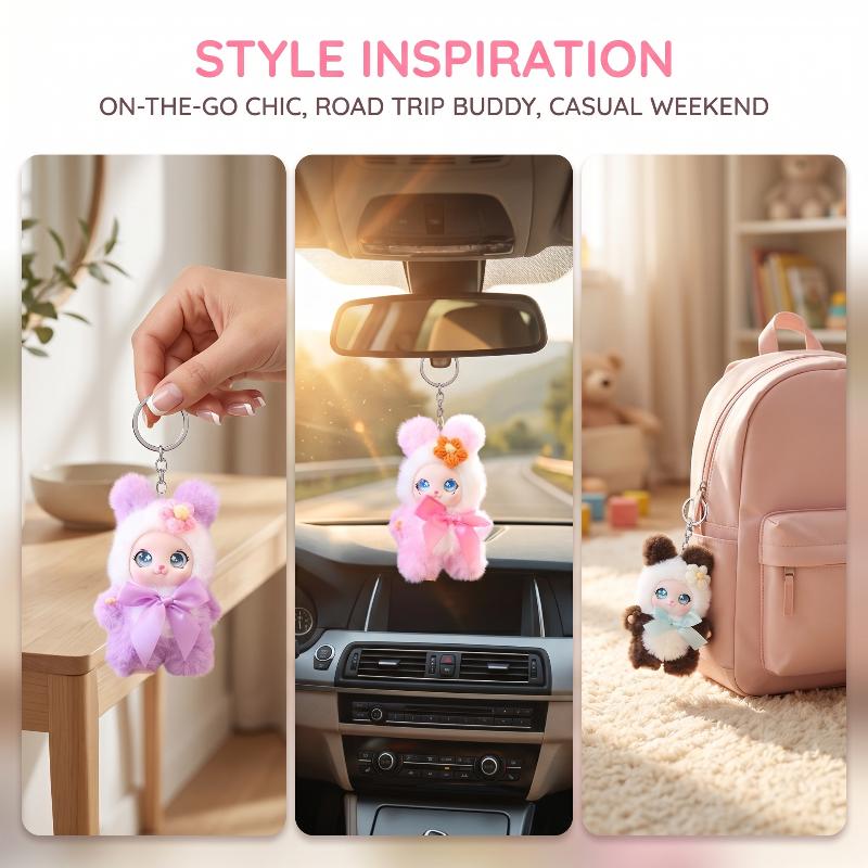 Cute Animal Plush Keychain 15c - Home Decor Games 评论和价格