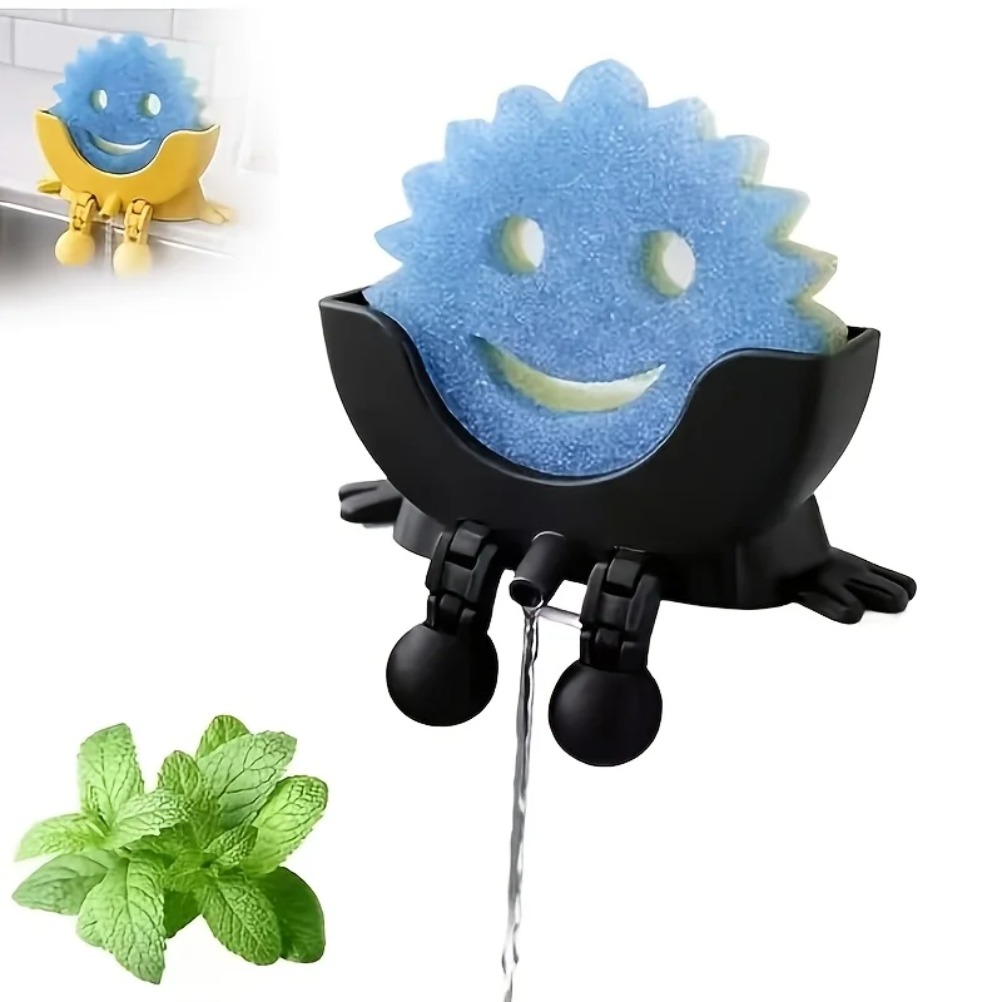 Drainable Soap & Sponge Holder - Home Decor Organizer 评论和价格