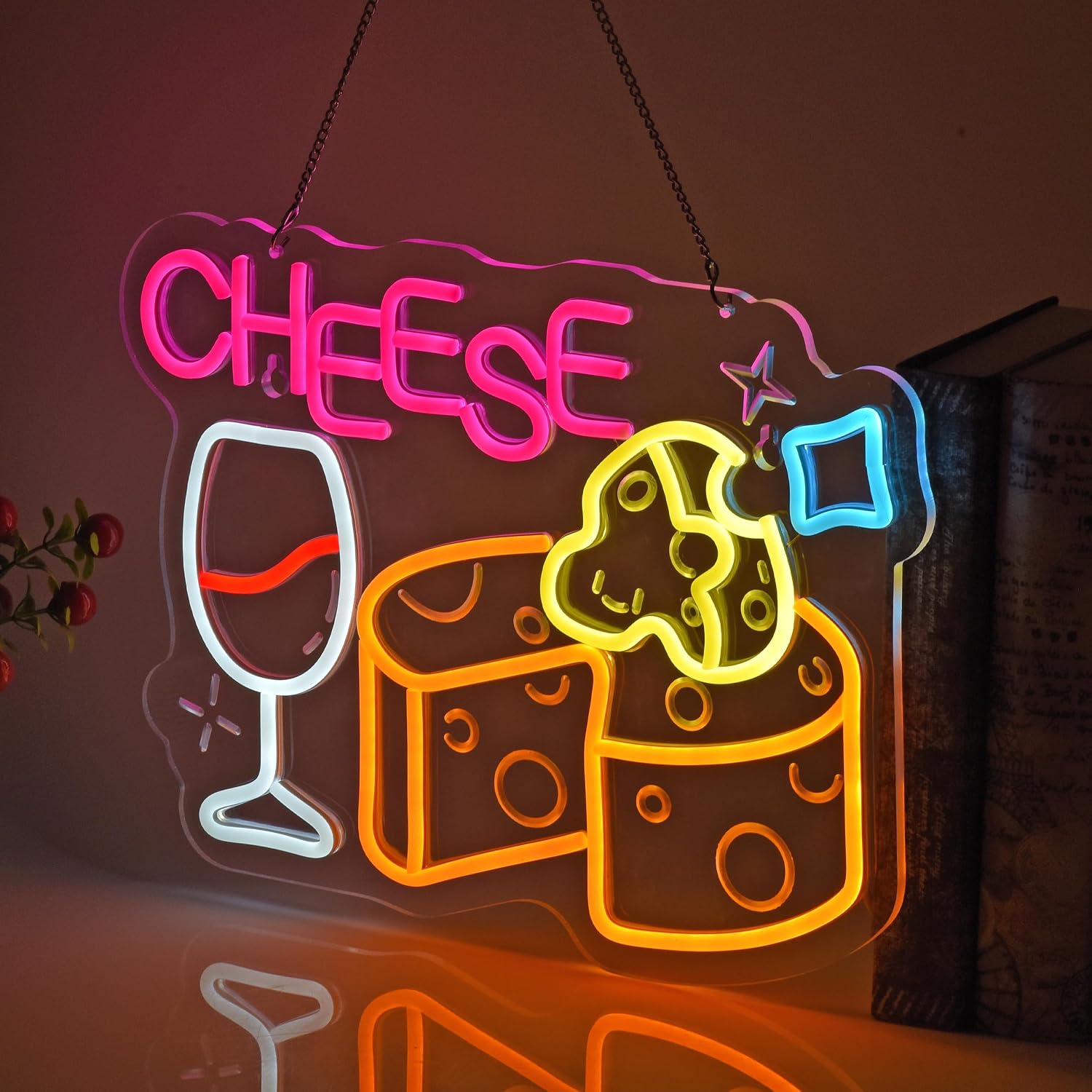 Cheese Neon Sign, Neon Lights  - Home Decor Retail Stores 评论和价格