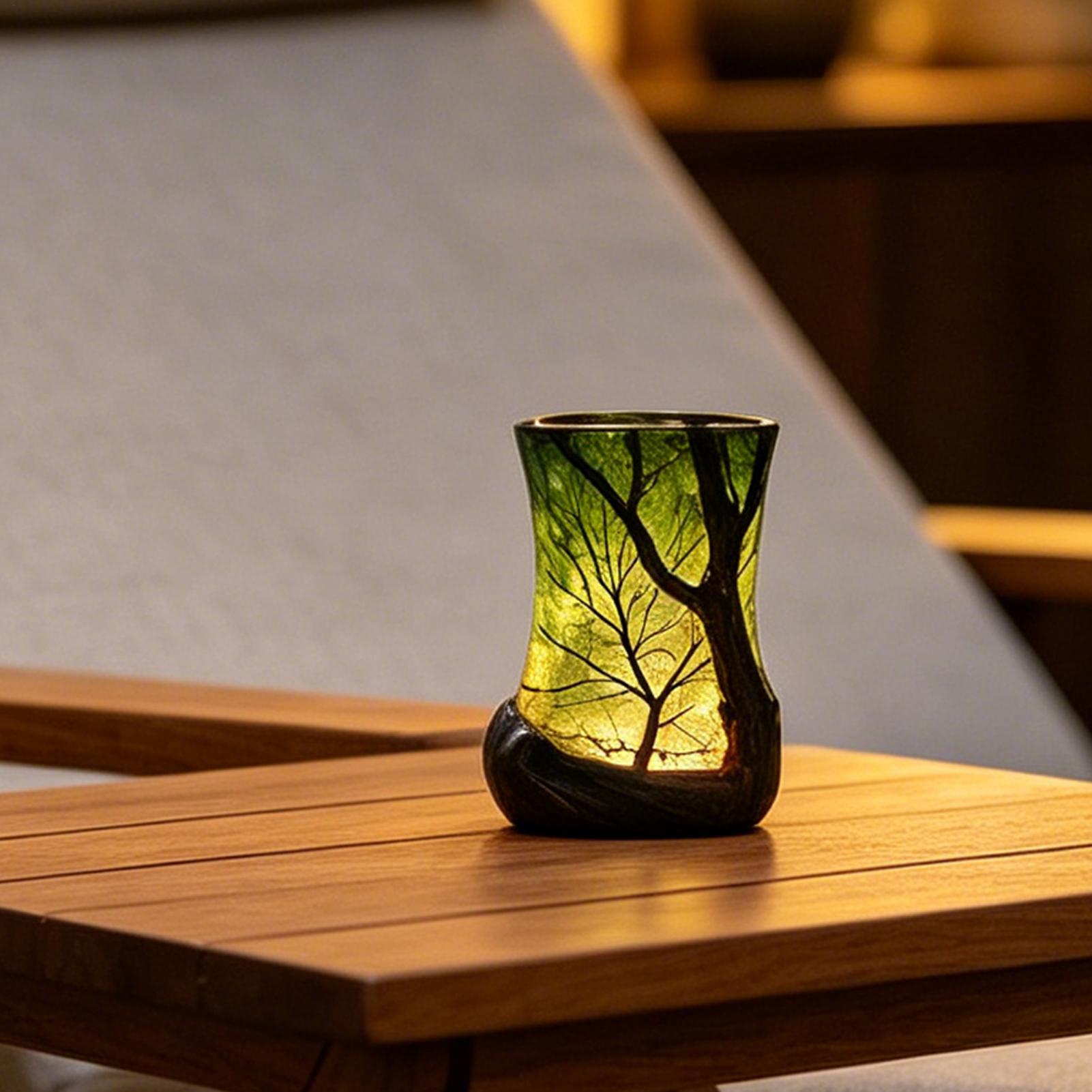 Bedside Table Lamp Forest Nigh - Home Decor Furniture 评论和价格