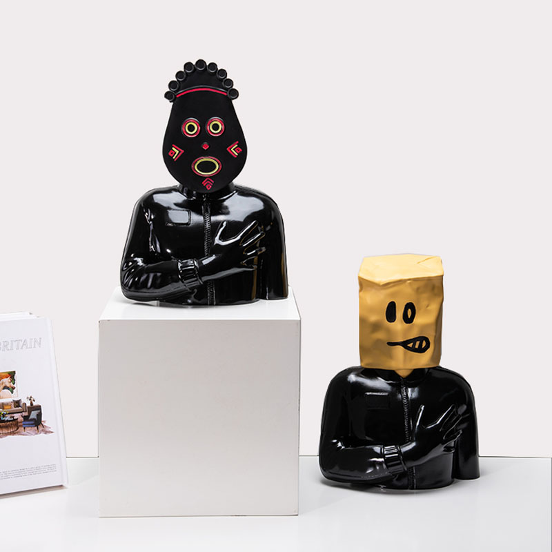 Nordic Home Decor Banksy Statu - Home Decor Y2K 评论和价格