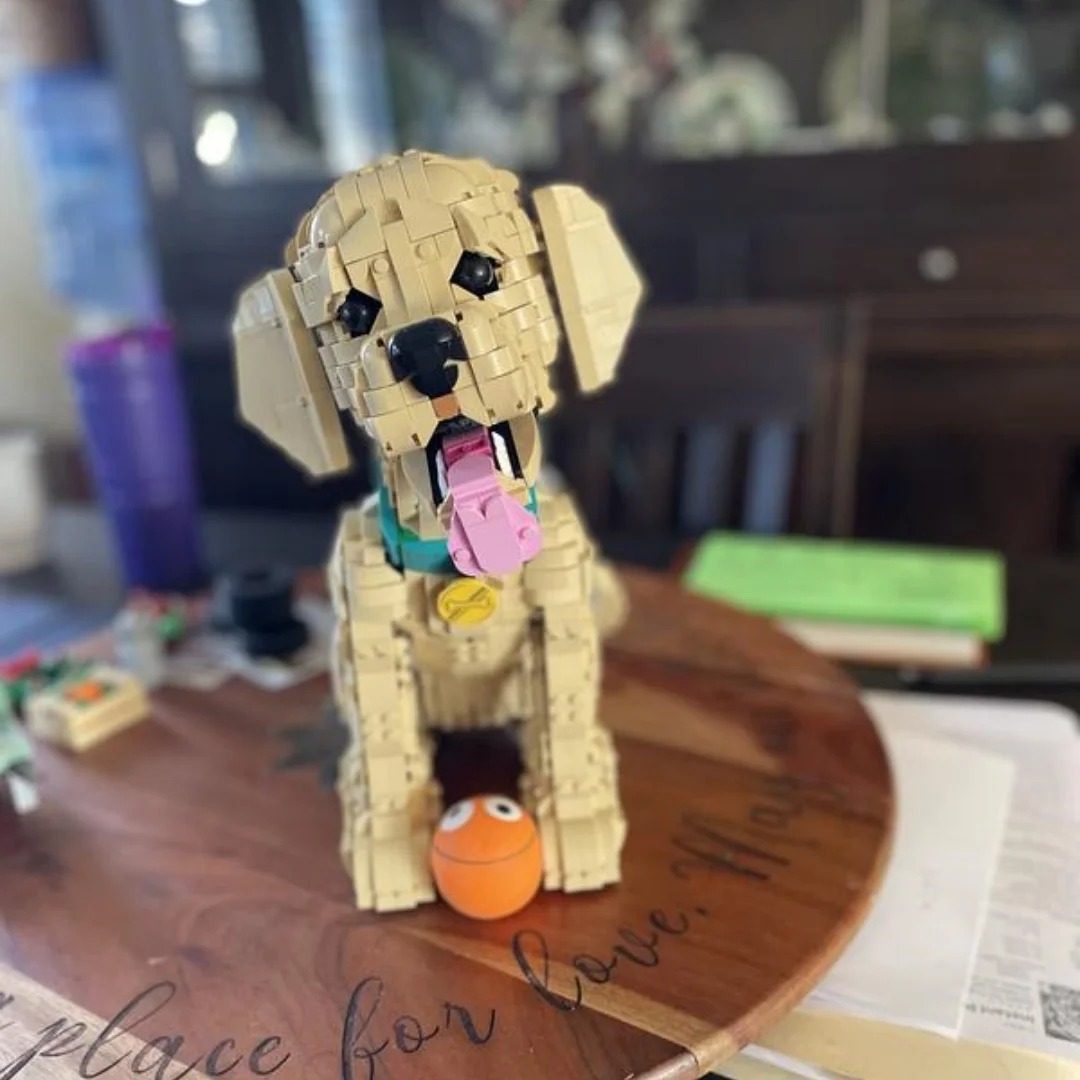 2102pcs Golden Retriever Puppy - Home Decor Disney 评论和价格
