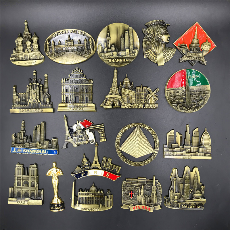France Paris Metal 3D Cute Mag - Home Decor Egypt 评论和价格