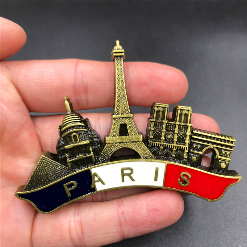 France Paris Metal 3D Cute Mag - Home Decor Egypt 评论和价格