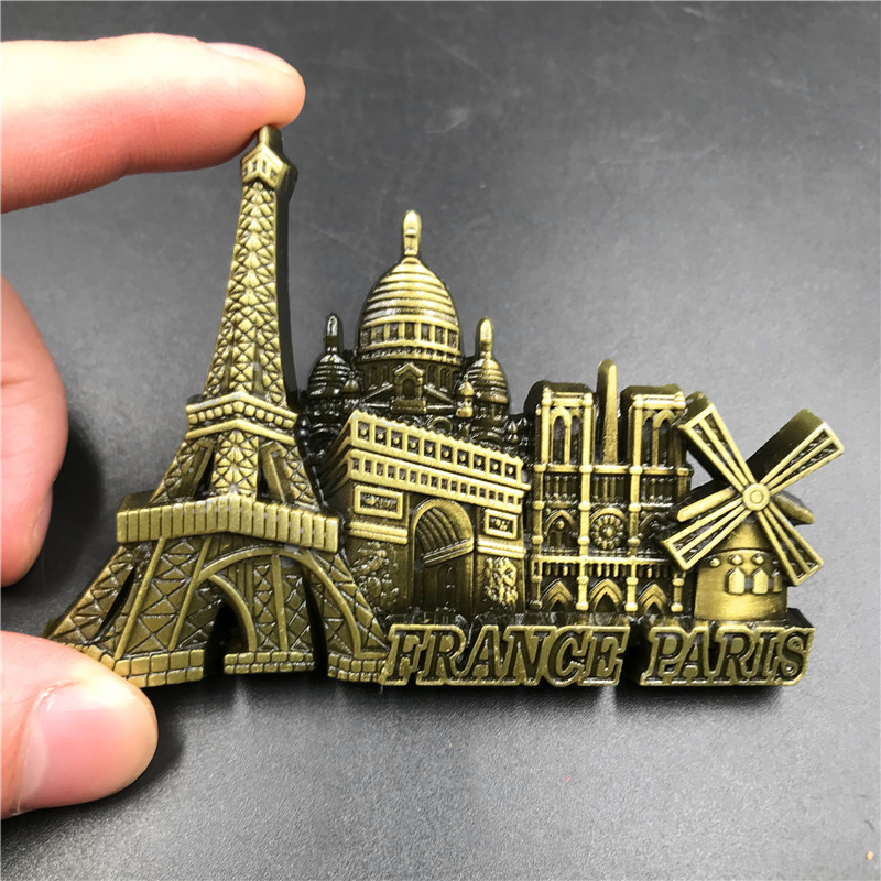 France Paris Metal 3D Cute Mag - Home Decor Egypt 评论和价格