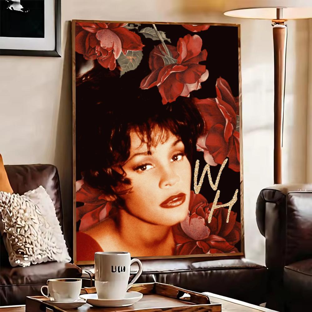 W-Whitney Houston Poster HD Se - Home Decor Houston 评论和价格