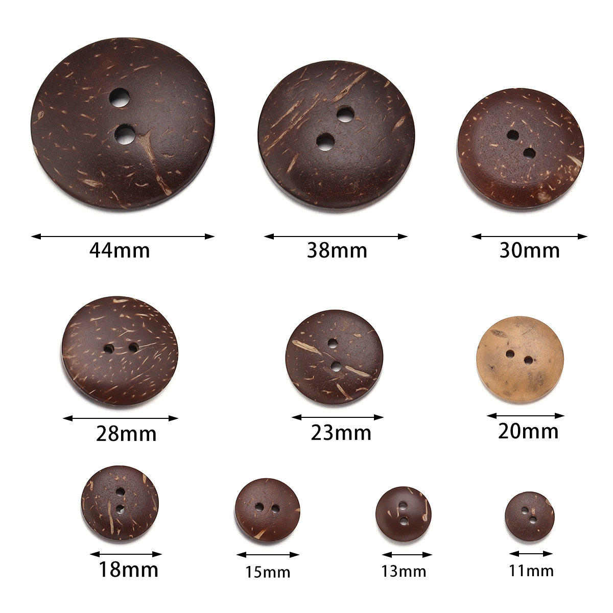 10-100Pcs Natural Coconut Shel - Home Decor Solution 评论和价格