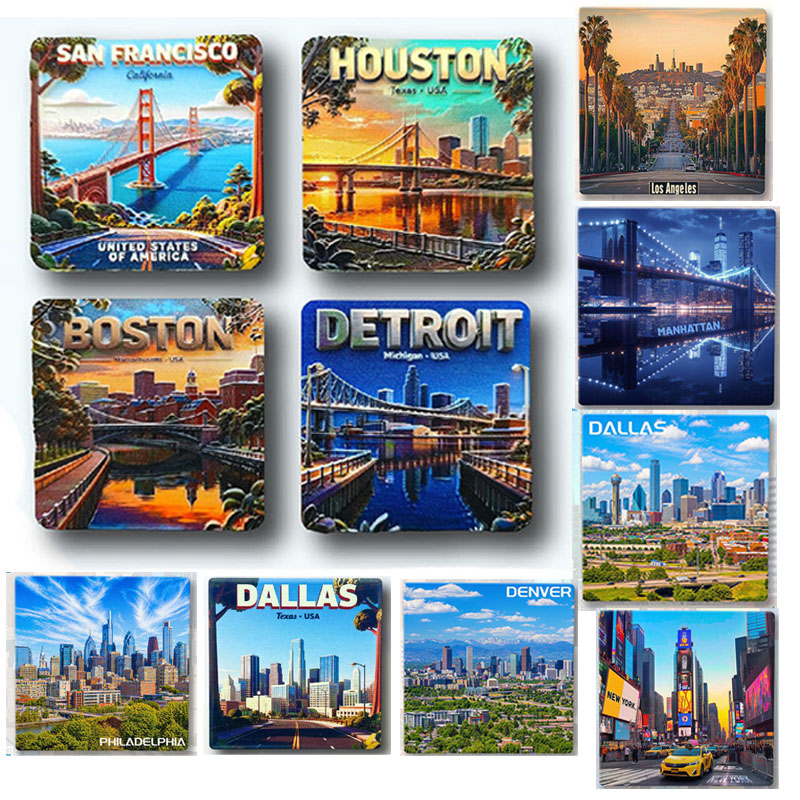 USA Fridge Magnets Dallas Bost - Home Decor Houston 评论和价格