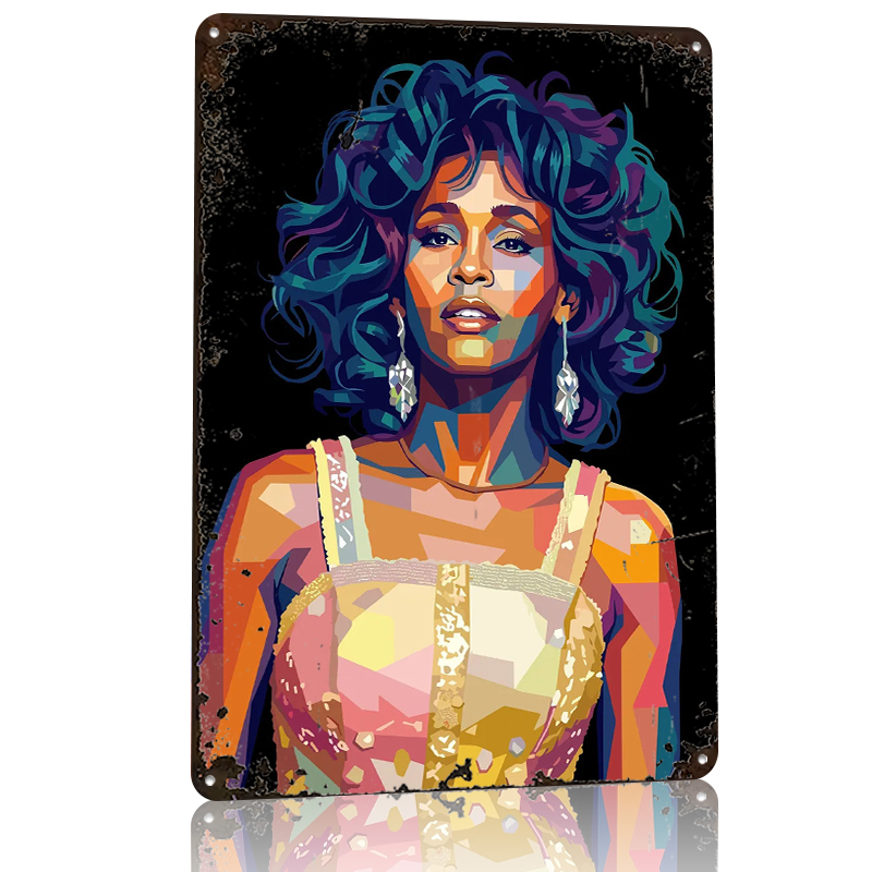 Whitney Houston Pop Art Portra - Home Decor Houston 评论和价格