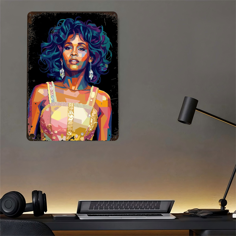 Whitney Houston Pop Art Portra - Home Decor Houston 评论和价格