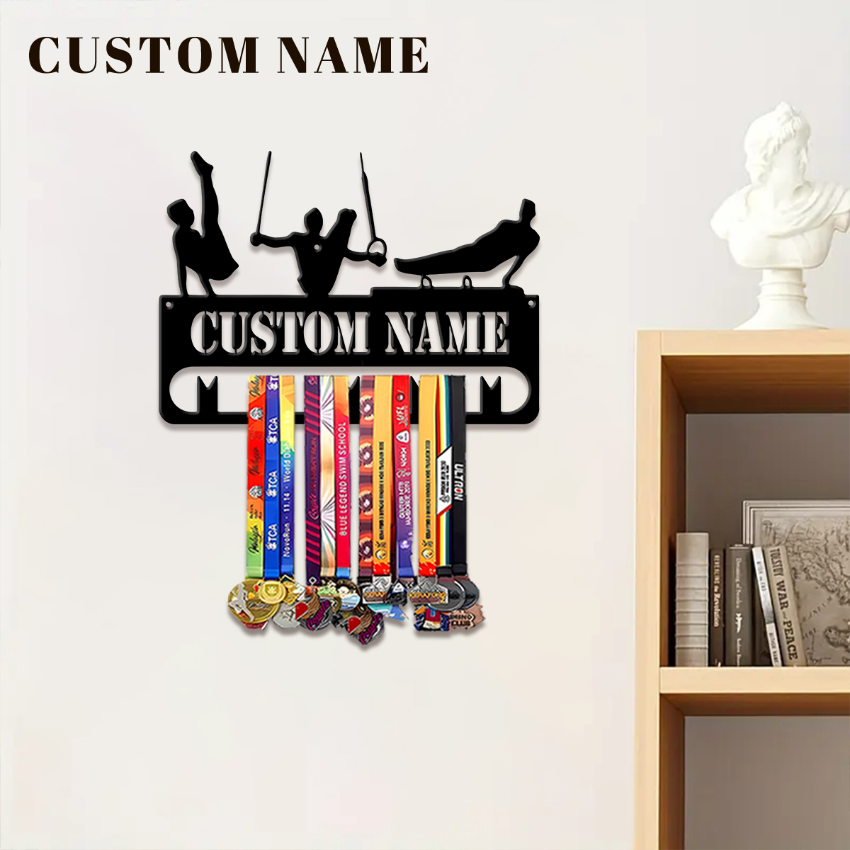 1pc Custom Fitness Metal Medal - Home Decor Organizer 评论和价格