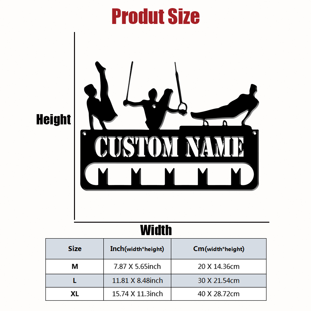 1pc Custom Fitness Metal Medal - Home Decor Organizer 评论和价格