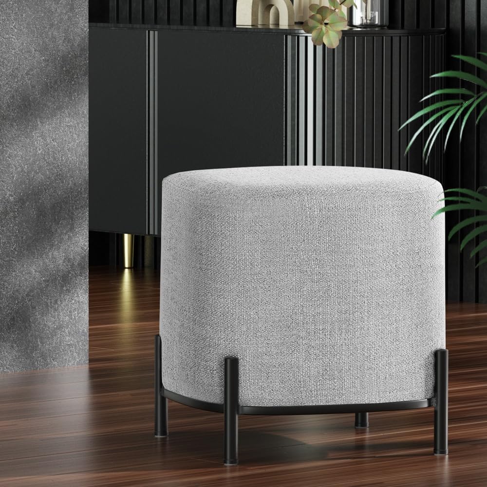 **/Ottoman, Round Footstool Lo - Home Decor Furniture 评论和价格