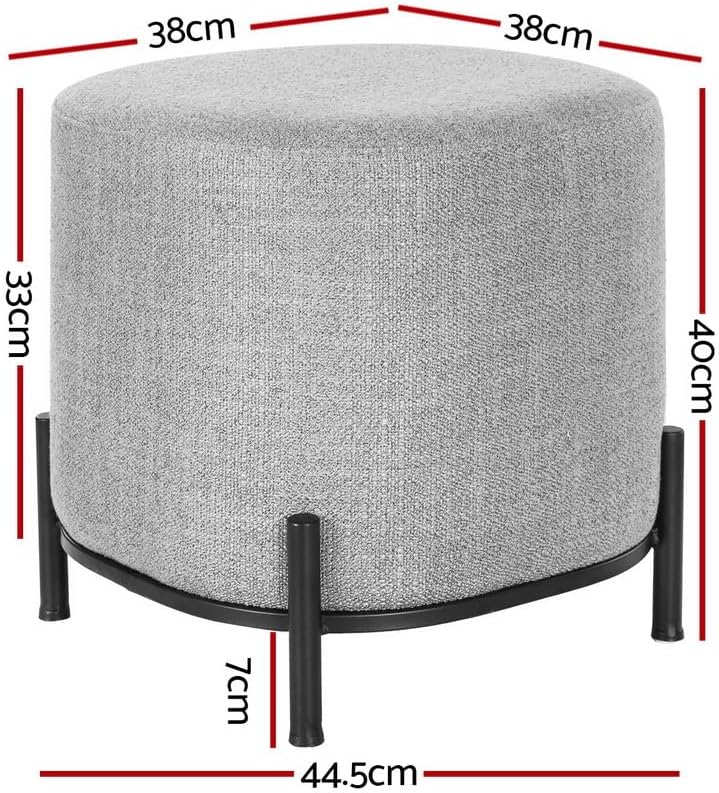 **/Ottoman, Round Footstool Lo - Home Decor Furniture 评论和价格