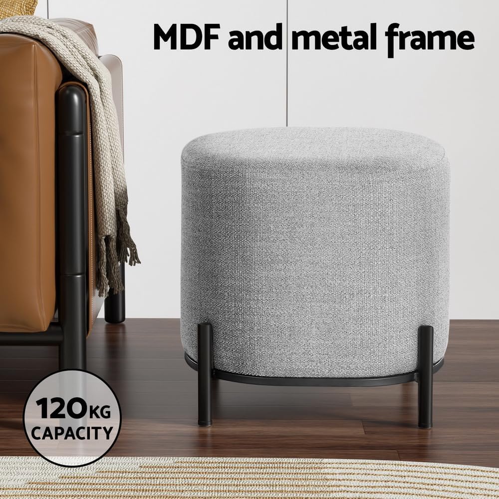 **/Ottoman, Round Footstool Lo - Home Decor Furniture 评论和价格