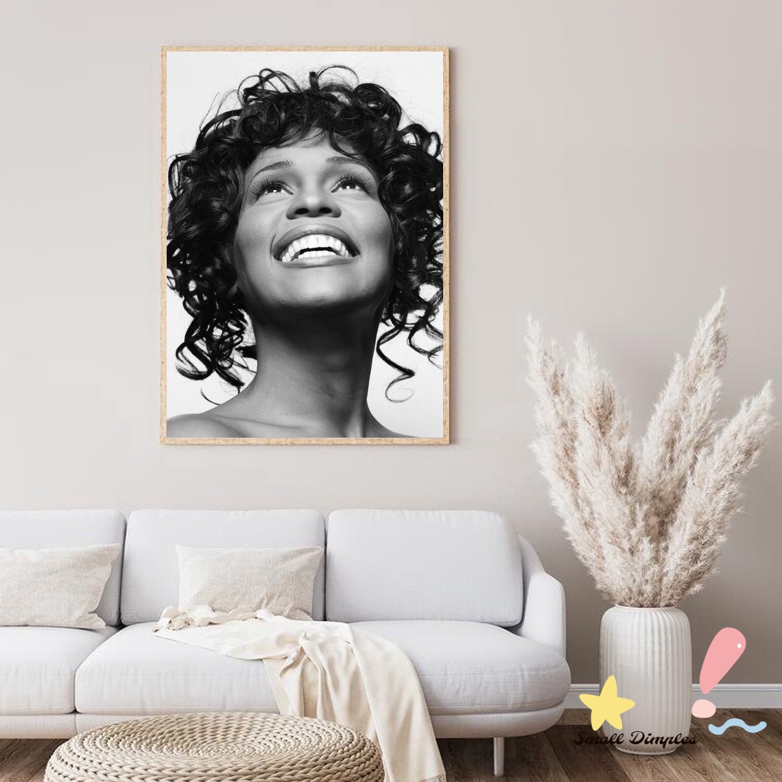 Whitney Houston Music Star Pos - Home Decor Houston 评论和价格