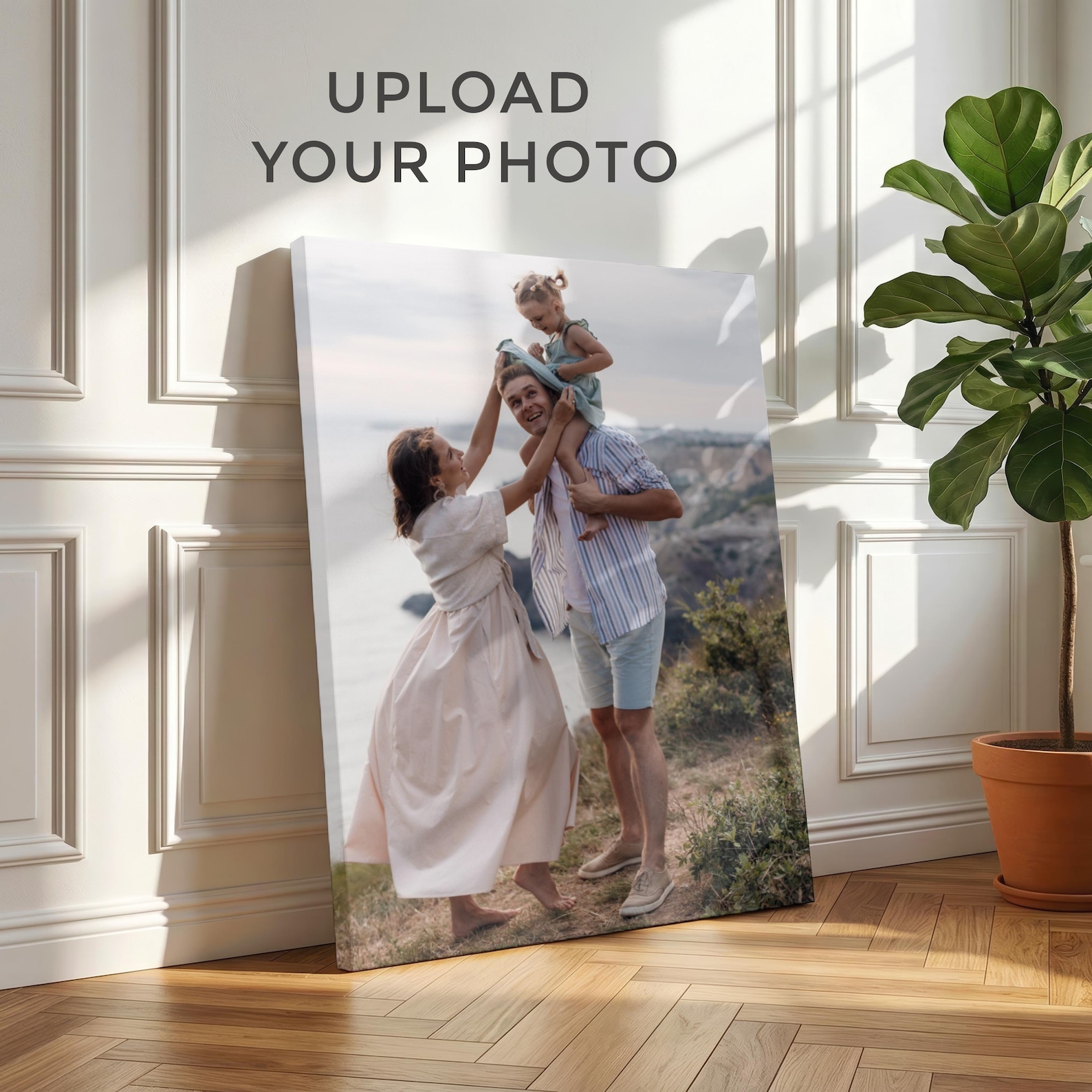 Personalized Photo Canvas, Cus - Home Decor Furniture 评论和价格