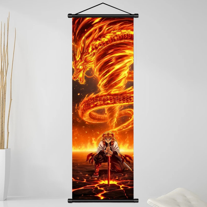 Demon Slayer Kyojuro Rengoku H - Home Decor Wall Pictures 评论和价格