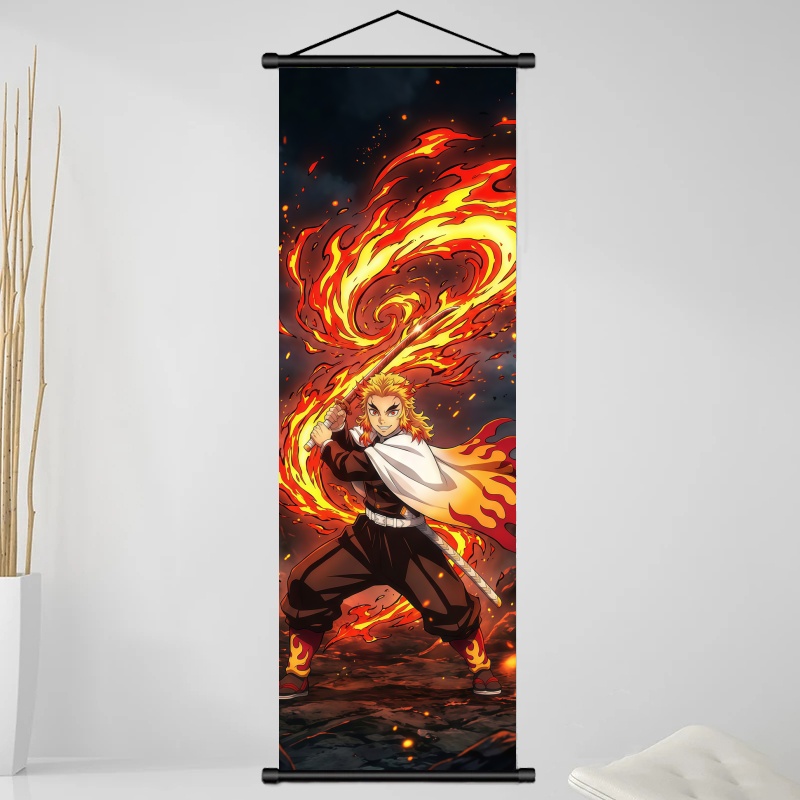 Demon Slayer Kyojuro Rengoku H - Home Decor Wall Pictures 评论和价格