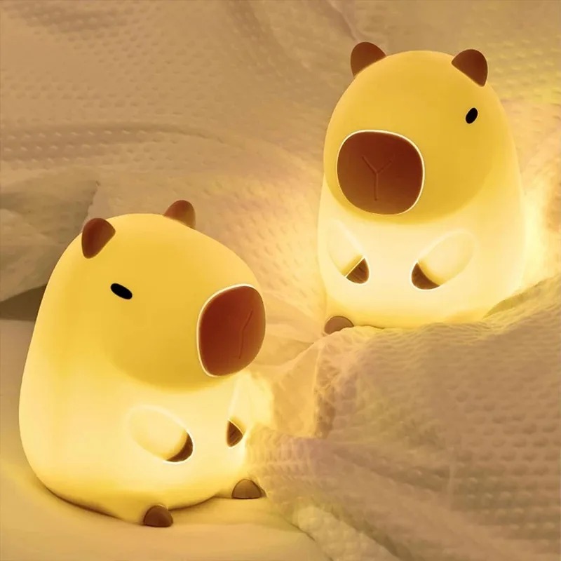 Cute Pet Capybara Night Light  - Home Decor On Sale 评论和价格