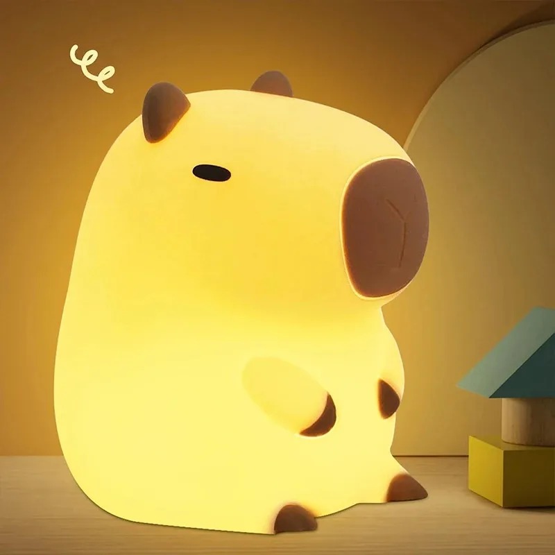 Cute Pet Capybara Night Light  - Home Decor On Sale 评论和价格
