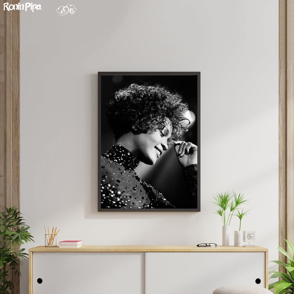Whitney Houston Music Poster A - Home Decor Houston 评论和价格