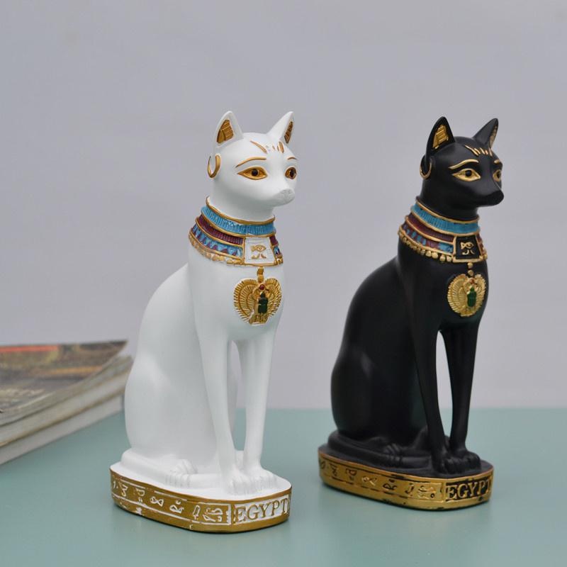 Cat Statue Ornament Egyptian C - Home Decor Egypt 评论和价格