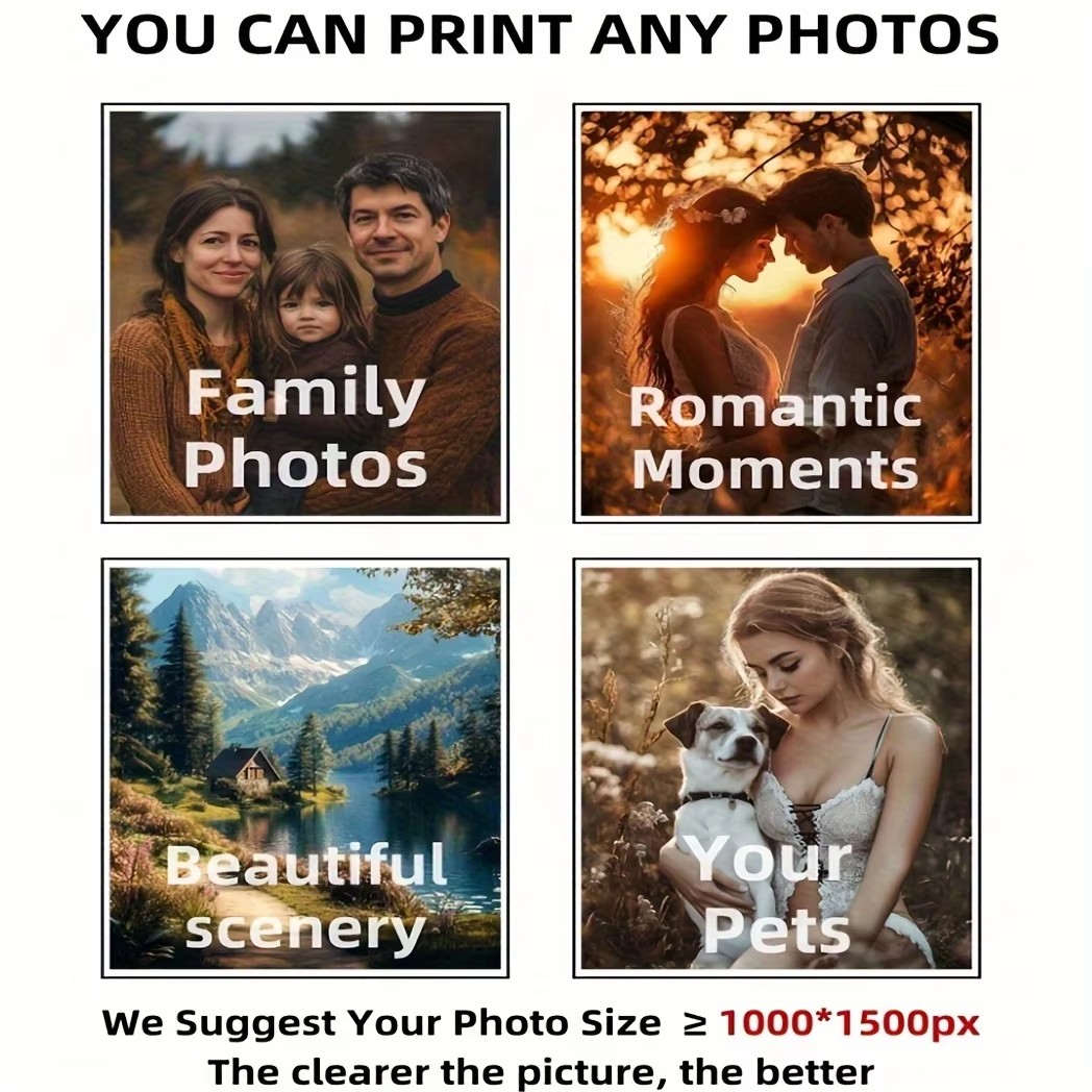 2pcs/set Custom Canvas Prints  - Home Decor Wall Pictures 评论和价格