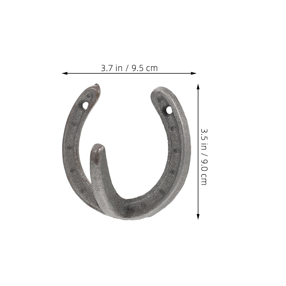 3Pcs Horseshoe Shape Wall Hook - Home Decor Organizer 评论和价格