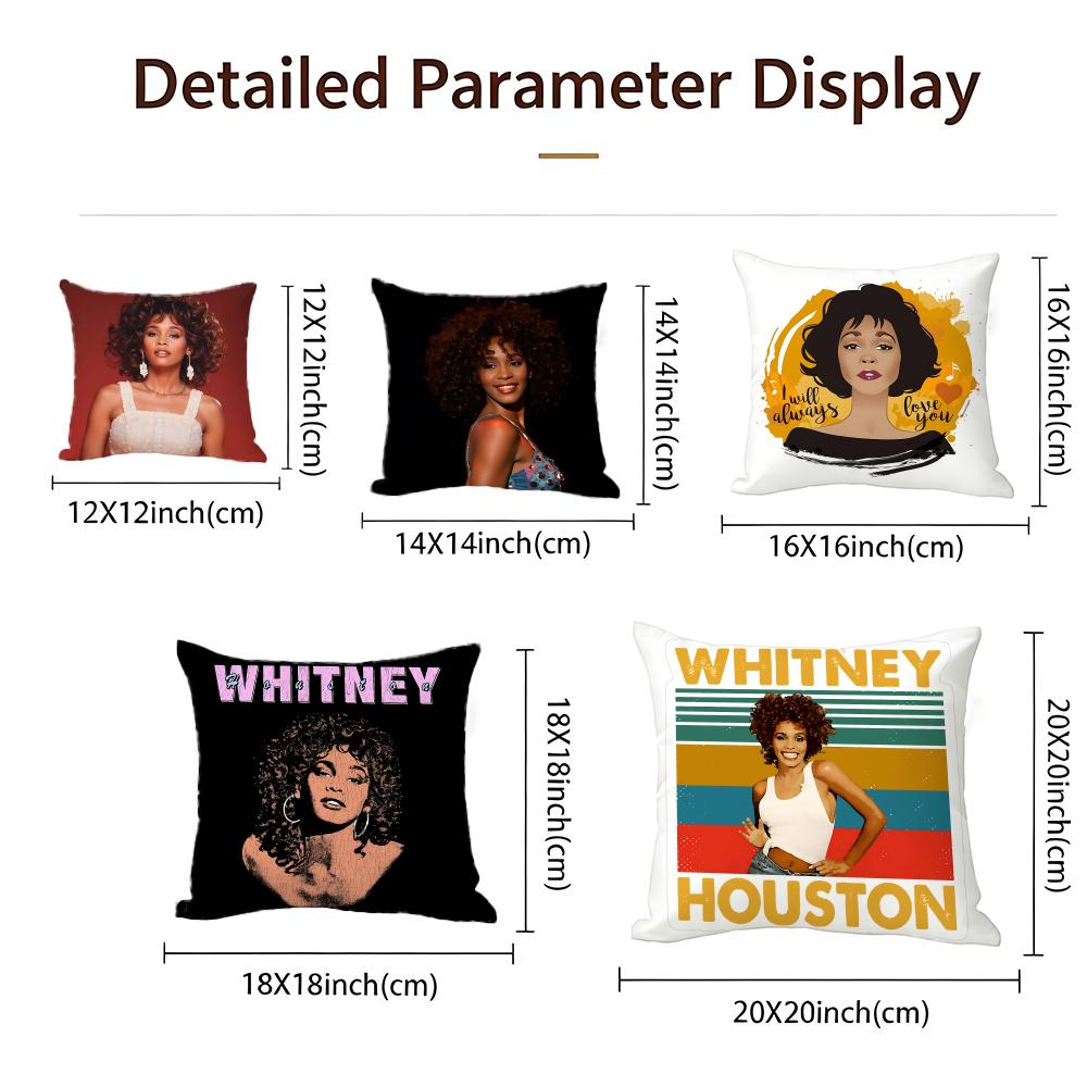 singer - Whitney Houston Cushi - Home Decor Houston 评论和价格