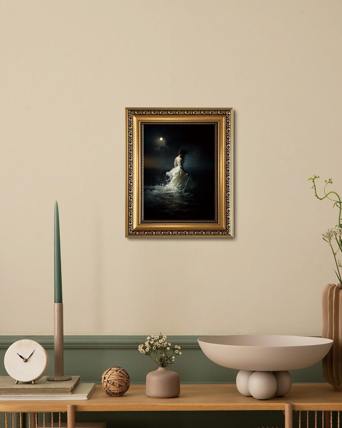 Framed Canvas Wall Art Gothic  - Home Decor Gothic 评论和价格