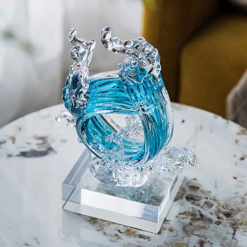 Luxury Glass Crafts Abstract S - Home Decor Y2K 评论和价格