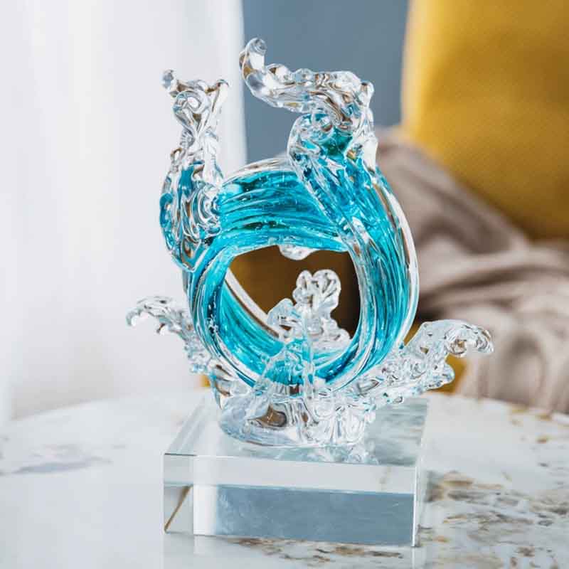 Luxury Glass Crafts Abstract S - Home Decor Y2K 评论和价格