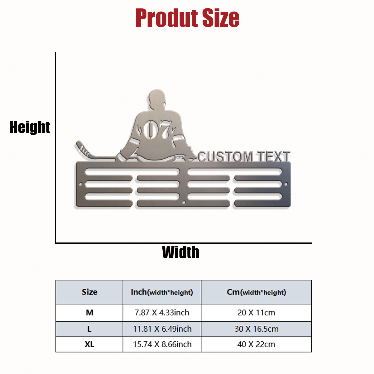 1pc Custom ice hockey metal me - Home Decor Wall Pictures 评论和价格