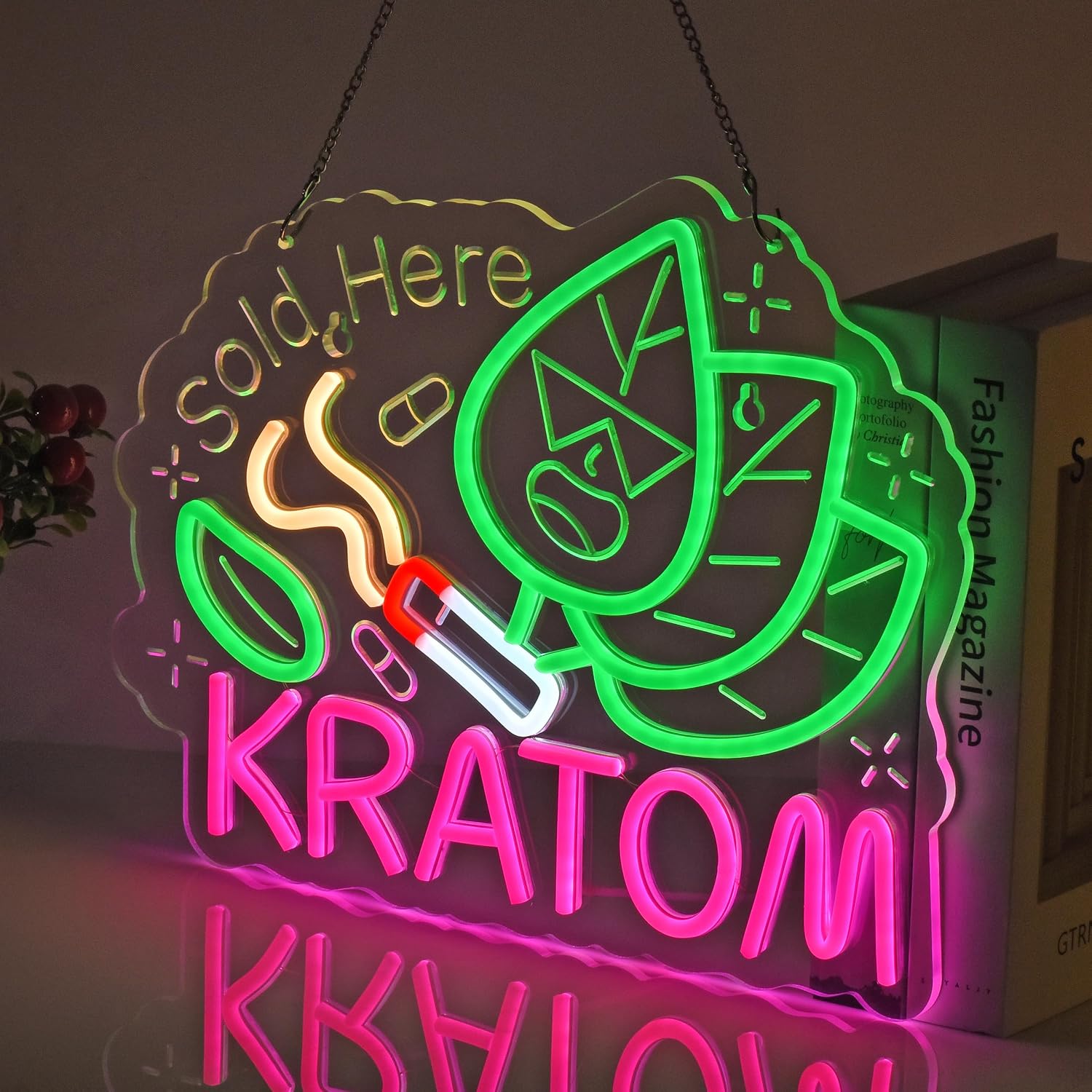 Kratom Neon Sign, Neon Light W - Home Decor Retail Stores 评论和价格