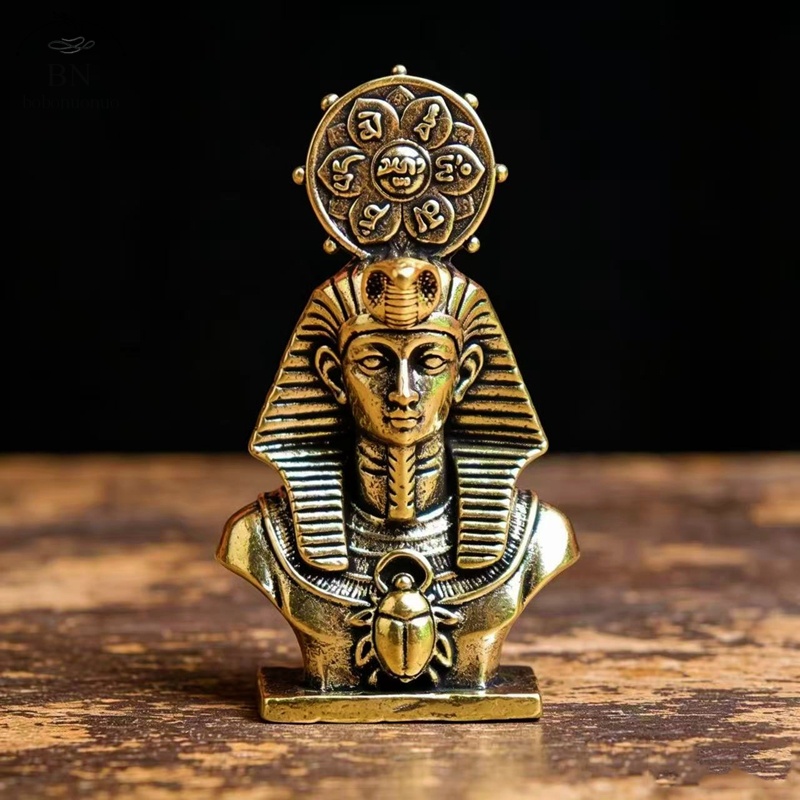 Solid Brass Vintage Mummy Anci - Home Decor Egypt 评论和价格