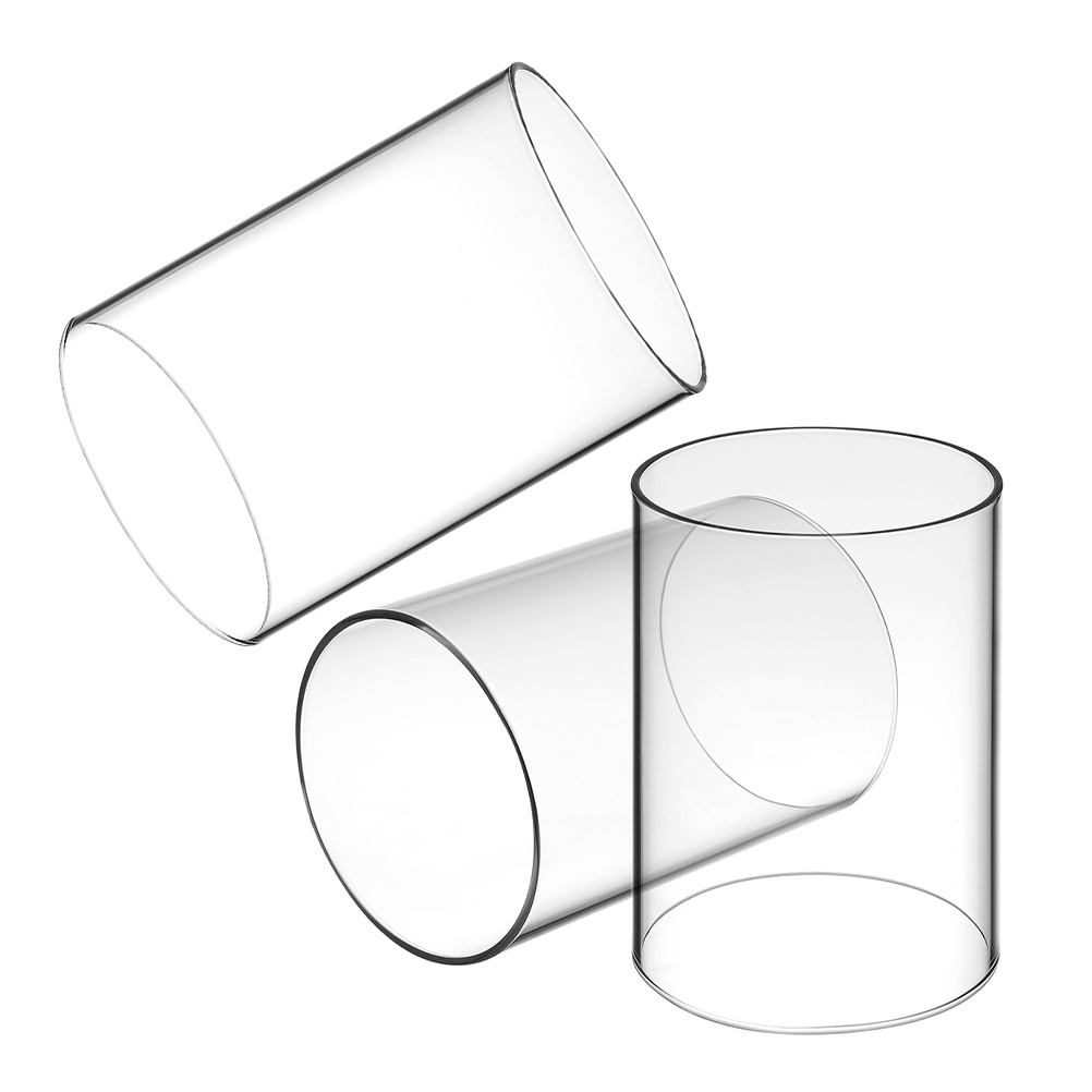 3Pcs Glass Cover Transparent C - Home Decor Organizer 评论和价格