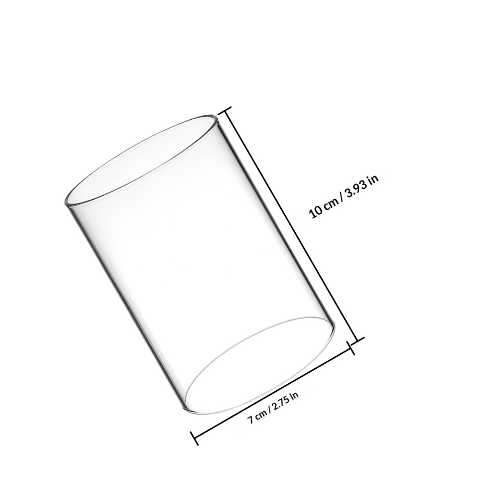 3Pcs Glass Cover Transparent C - Home Decor Organizer 评论和价格