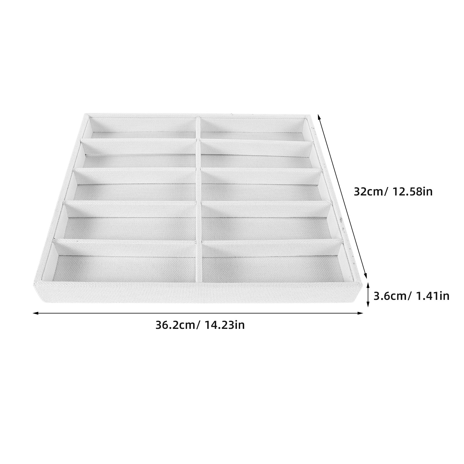 Linen 10-Compartment Sunglasse - Home Decor Retail Stores 评论和价格