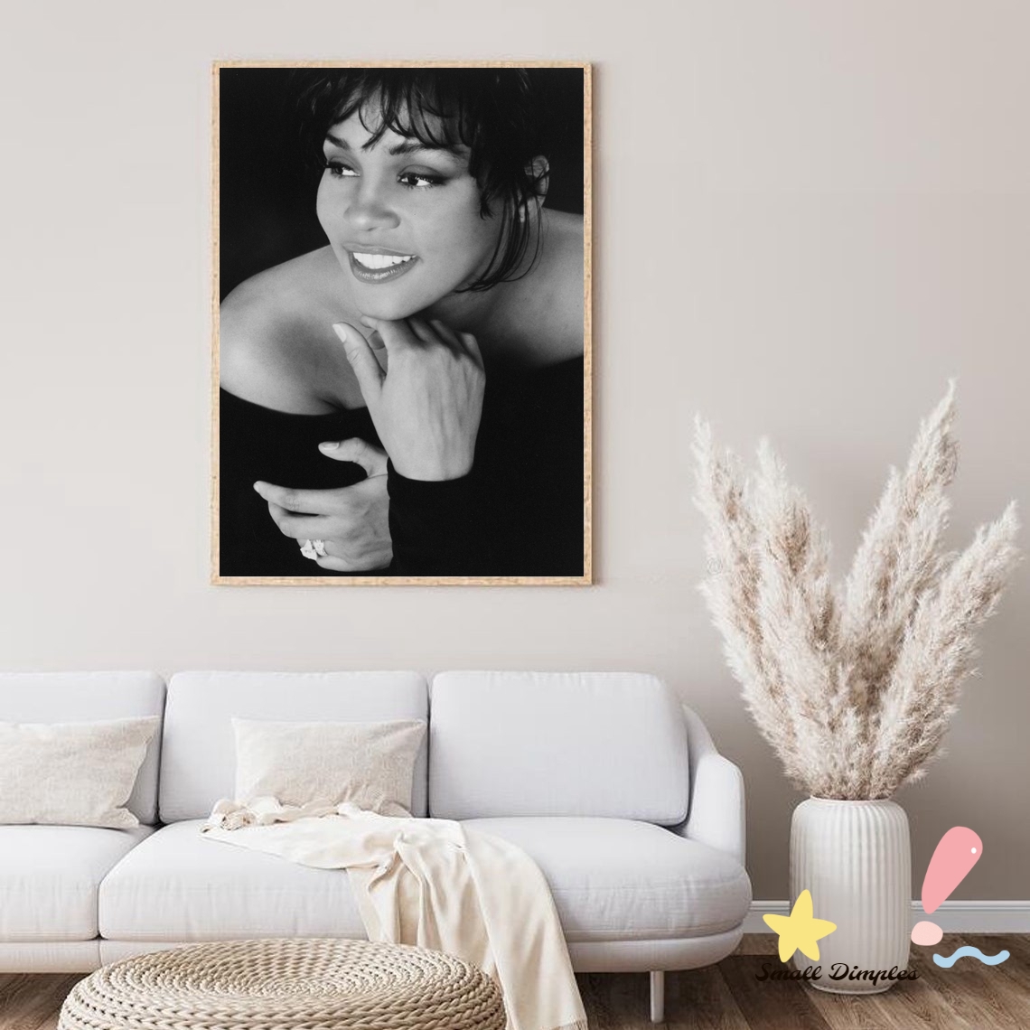 Whitney Houston Music Star Pos - Home Decor Houston 评论和价格