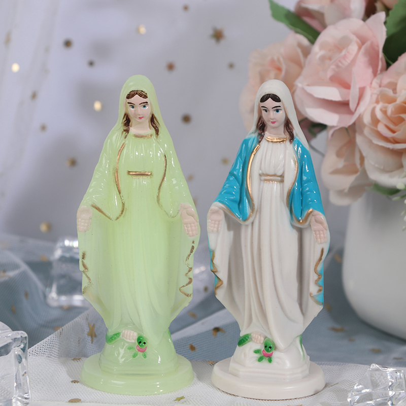 1PC Mary Statue Jesus Home Dec - Home Decor On Sale 评论和价格