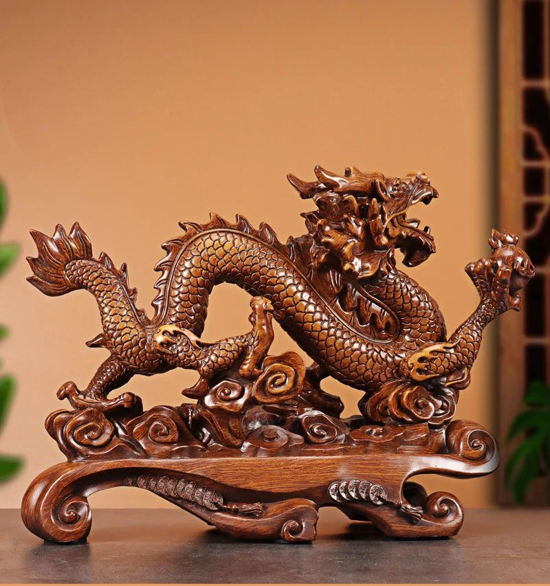 Lucky Dragon Ornaments To Attr - Home Decor On Sale 评论和价格
