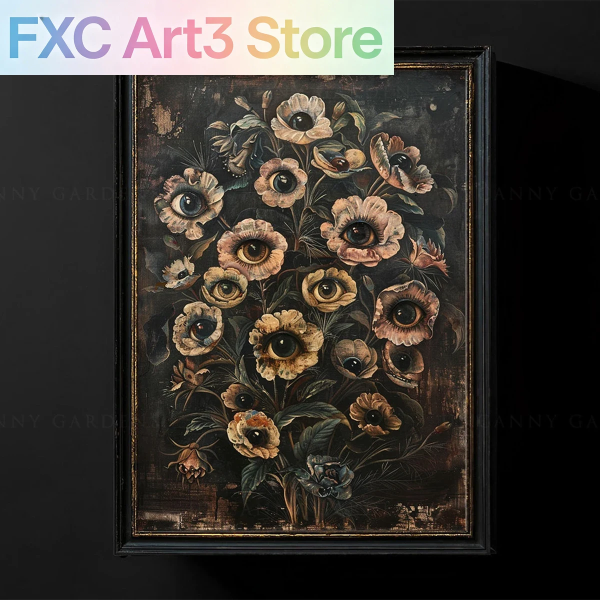 1pc frameless Victorian Gothic - Home Decor Gothic 评论和价格