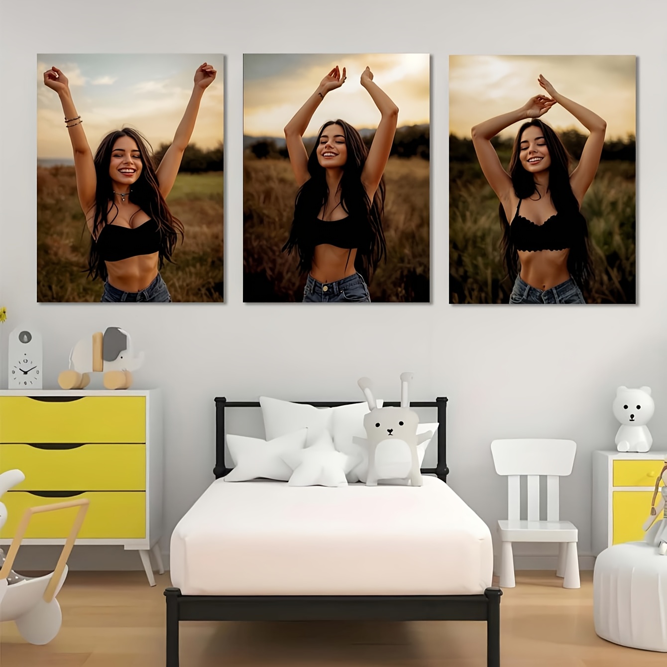 Customize any 3 photos you des - Home Decor Wall Pictures 评论和价格